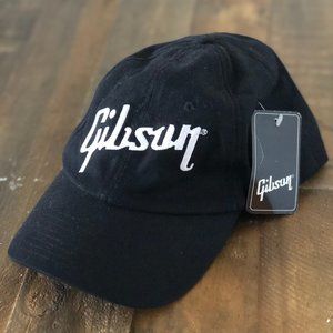 NWT Gibson Black Baseball Hat